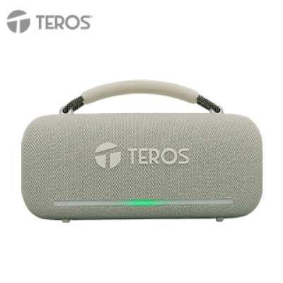 PARLANTE INALáMBRICO TEROS VIBE VB-6049W, BT 5.3, 60W, 4000MAH, USB, LUCES RGB - TEROS VIBE SERIES 60W WHITE