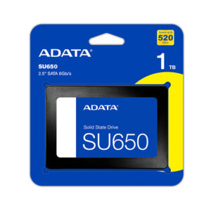 UNIDAD EN ESTADO SOLIDO (SSD) ADATA ULTIMATE SU650 1TB SATA 6GB/S (SATA III), 2.5", ECC - SSD ADATA SU650 1TB SATA
